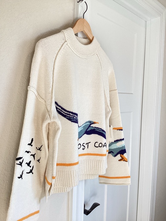 Anthropologie Sweaters - 🌊Anthropologie Lost Coast Long-Sleeve Crewneck Sweater Pilcro NEW Small